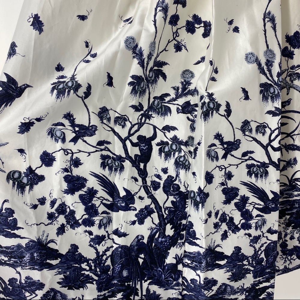 ERDEM Elena Floral Graphic Print Midi Skirt - Picture 4 of 13